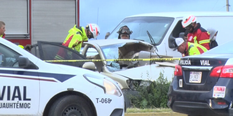 Fatal Accidente En Corredor Comercial De Cuauhtemoc Canal 44 Chihuahua