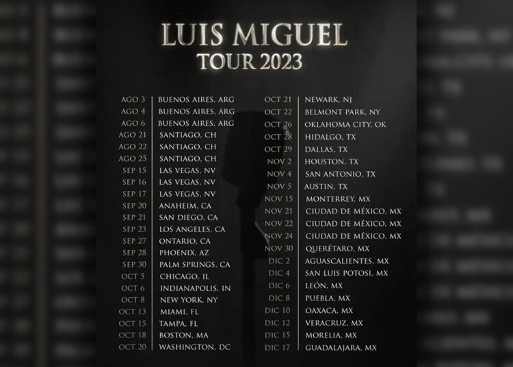 El Sol de México anuncia lugares y fechas de su nueva gira Luis