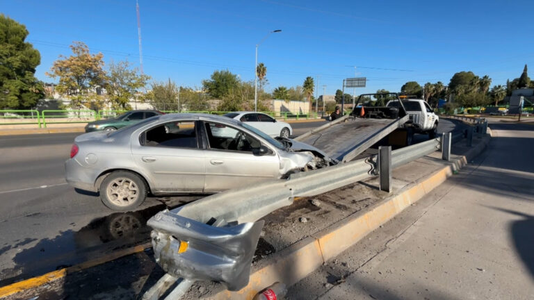 Perdió el control y chocó en avenida La Cantera