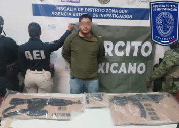 Detenido por portación de armas en Guadalupe y Calvo