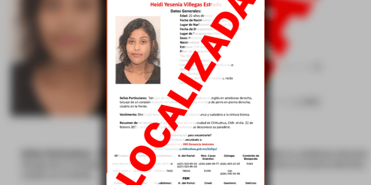 Localizan a una mujer desaparecida desde el 22 de febrero