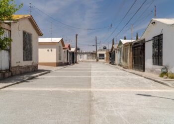 Concluyen pavimentación con concreto hidráulico en la calle General Luis Terrazas