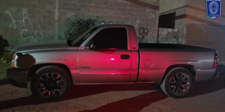 Recupera AEI Occidente pick up reportada como robada en el CBTA 90