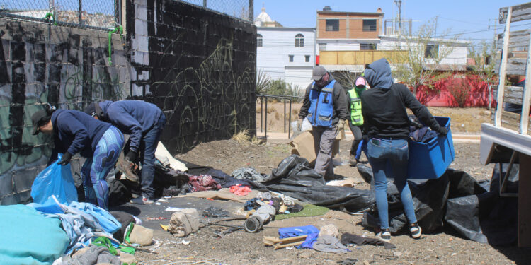 Retiran 6.2 toneladas de basura de cuatro puntos en la ciudad