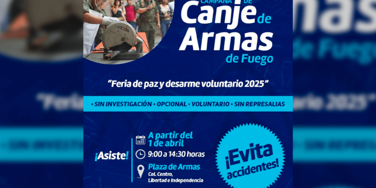 Canje de armas 2025 en Chihuahua: ¡participa por tu seguridad!