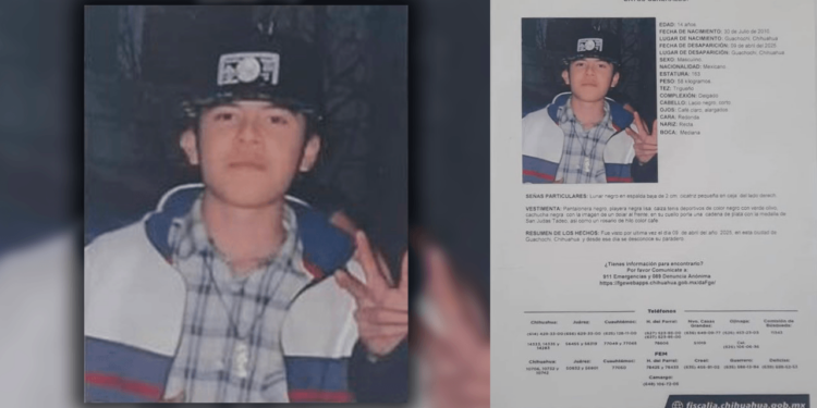 Piden ayuda para localizar a Ángel Fernando Loera Díaz