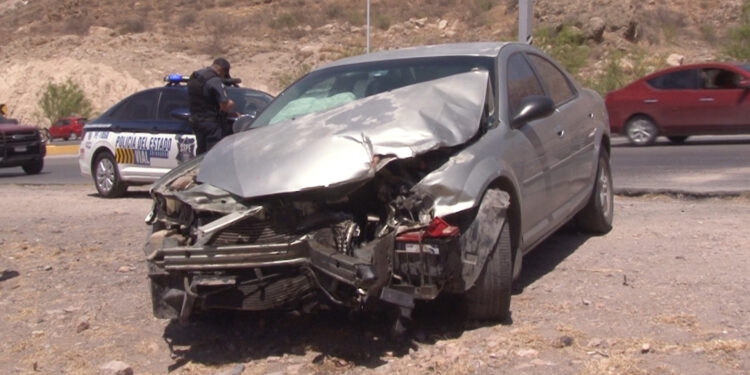 Choque en la carretera Chihuahua-Aldama deja un lesionado
