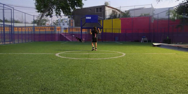 Entregan parque y canchas remodeladas en la colonia Rubio