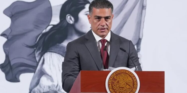 Destacó Omar García Harfuch detención en Aldama de líder de La Línea buscado en EU