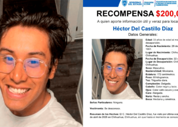 Continúa la búsqueda de Héctor del Castillo Díaz