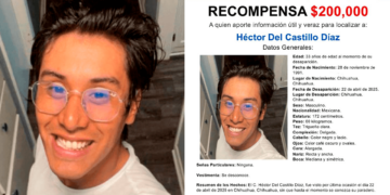 Continúa la búsqueda de Héctor del Castillo Díaz