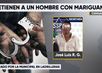Detienen a hombre con marihuana en la colonia Ladrilleras