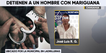 Detienen a hombre con marihuana en la colonia Ladrilleras