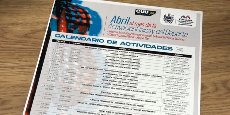 Abril: mes de la activación física y el deporte