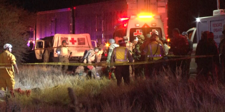 Un militar muerto y cinco heridos tras volcadura