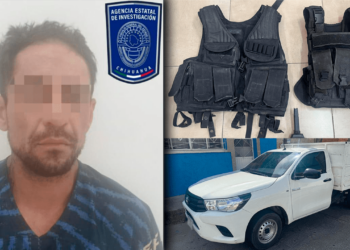 Detienen a sujeto a bordo de vehículo robado en Parral