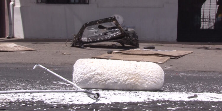 Choque múltiple en la avenida 20 de Noviembre deja dos lesionados