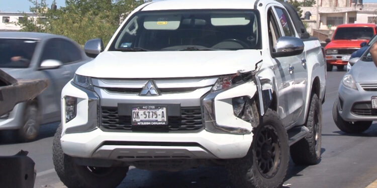 Carambola en la avenida Pacheco deja un lesionado