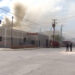 Captan fuerte incendio en bodega de la ciudad