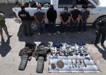 Detienen a cinco integrantes de grupo criminal en Guachochi