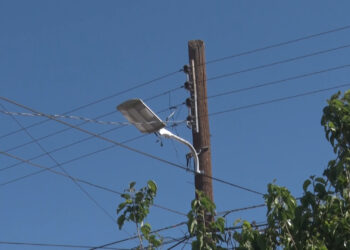 Denuncian falla en luminarias de la Avenida 17 en Delicias