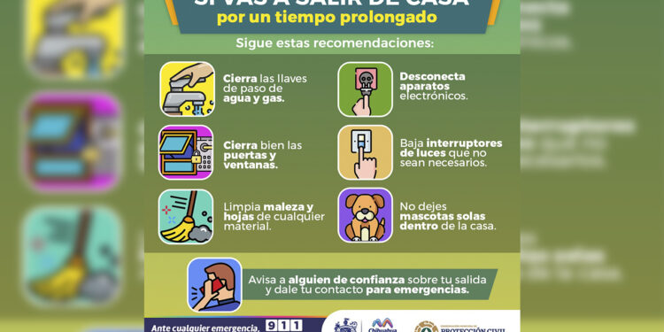 Exhortan a tomar precauciones al salir de casa por un tiempo prolongado