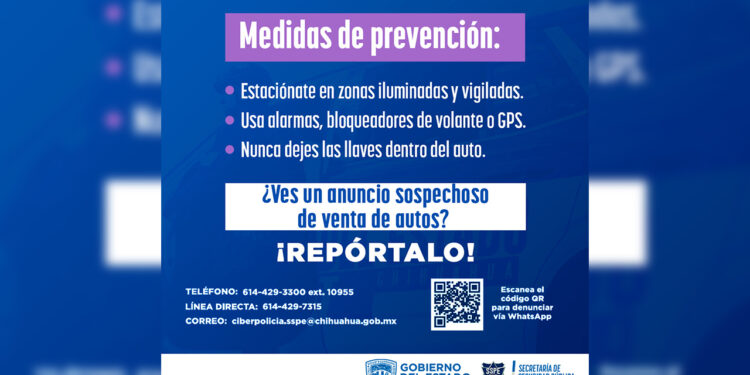 Recomendaciones para prevenir y reportar el robo de vehículos