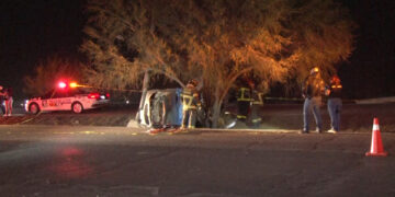 Volcadura deja una persona sin vida en el Lombardo Toledano