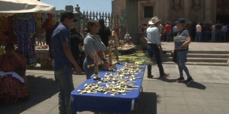 Las palmas son un elemento esencial en el Domingo de Ramos