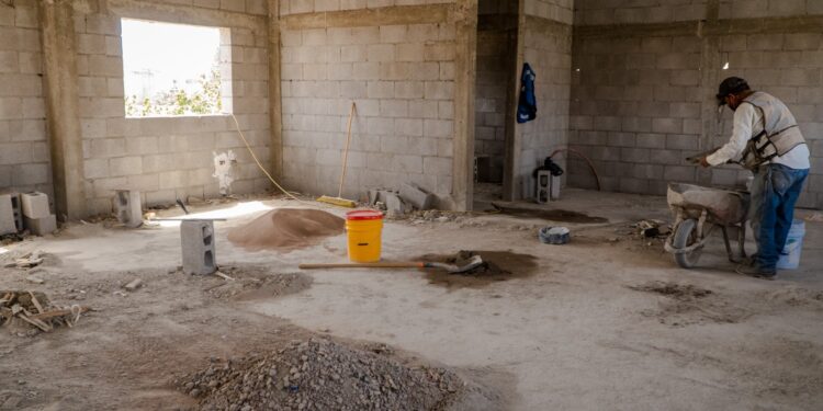 Avanza ampliación del Centro Comunitario “Vida Digna”