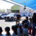 Visitan niñas y niños de preescolar trabajo de policías y bomberos