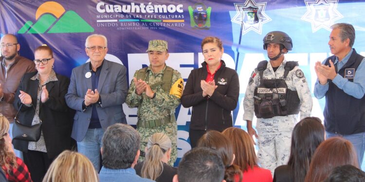 Alzan banderazo de ‘Operativo Semana Santa Segura’ en Cuauhtémoc