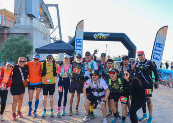 Participan atletas en carrera Copper Canyon Trail Run en el Parque Barrancas
