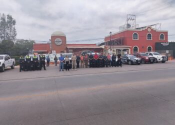 Supervisan operativo de seguridad en Meoqui