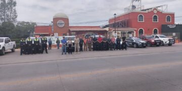 Supervisan operativo de seguridad en Meoqui