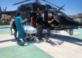 Trasladan vía aérea a víctima rarámuri de accidente en Guachochi