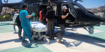 Trasladan vía aérea a víctima rarámuri de accidente en Guachochi