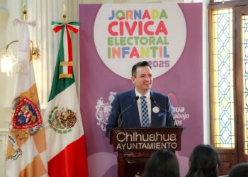 Toman protesta integrantes del Cabildo Infantil 2025