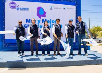 Inician en Meoqui los programas “Más y Mejor Agua” y de nomenclatura urbana