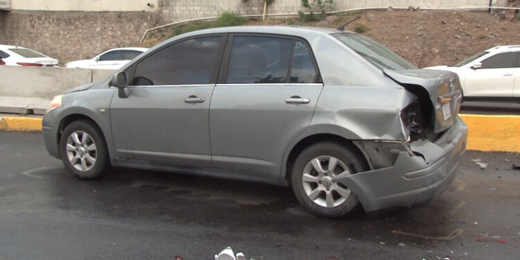 Perdió el control en La Cantera por el pavimento húmedo