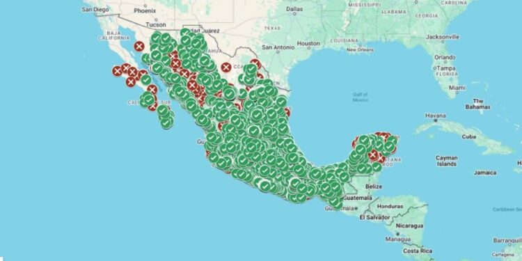 Lanza Profeco mapa en tiempo real para consultar precios de gasolineras más baratas