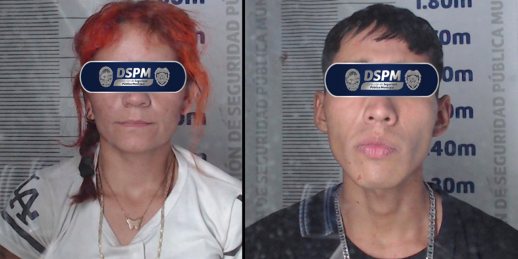 Detienen a pareja con presunta droga en la colonia 2 de Octubre