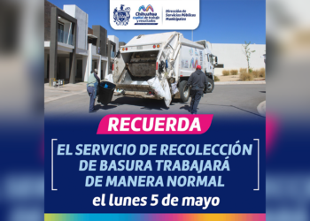 Recolección de basura no se suspenderá este 5 de mayo