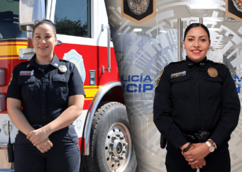 Reconocen a mamás policías y bomberas por el Día de las Madres