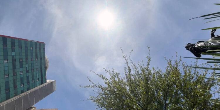 Altas temperaturas marcan mayo en la capital