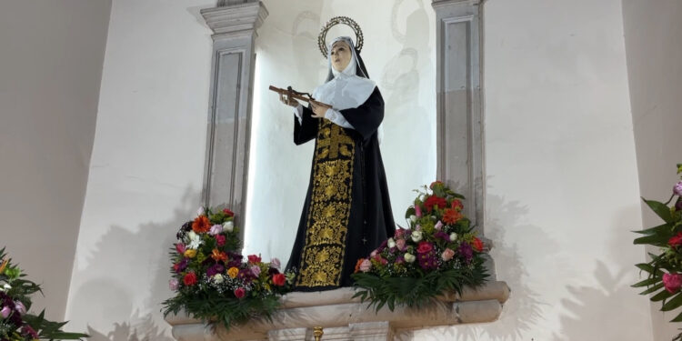 Celebran a Santa Rita de Casia en su día