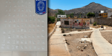 Aseguran 100 dosis de cristal en Parral