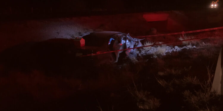 Fallece tras volcar en la carretera Chihuahua-Delicias