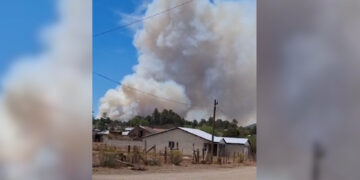 Incendio forestal amenaza La Norteña y El Largo Maderal