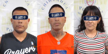 Detienen a tres con arma larga y auto robado